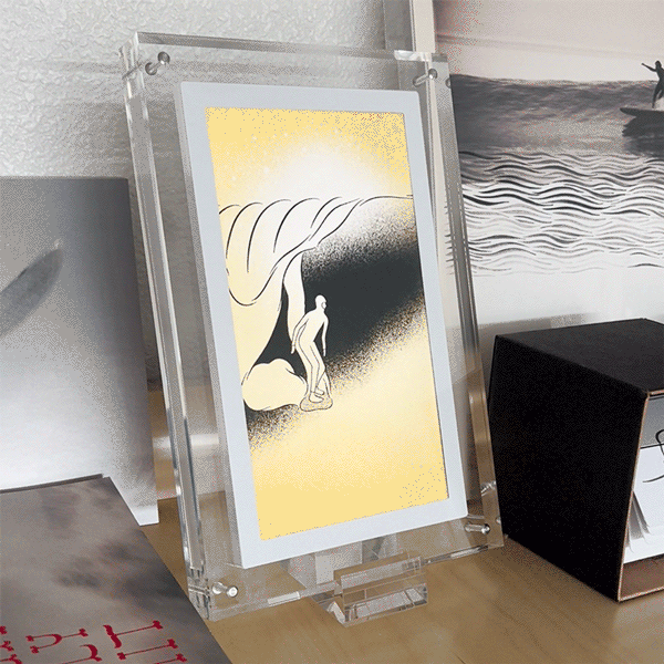 High Line Animation in Digital Frame 11 3/8" x 7 1/2"