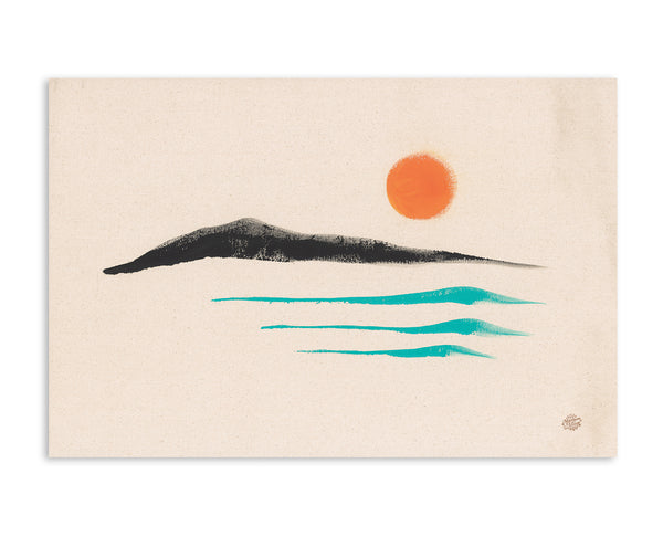 Surfing Art Print