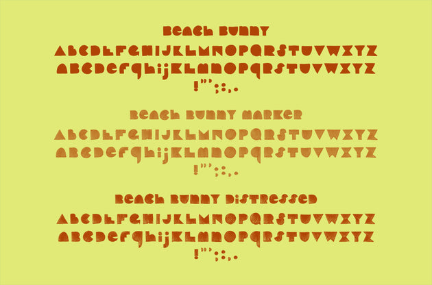 Hand Drawn Font Collection