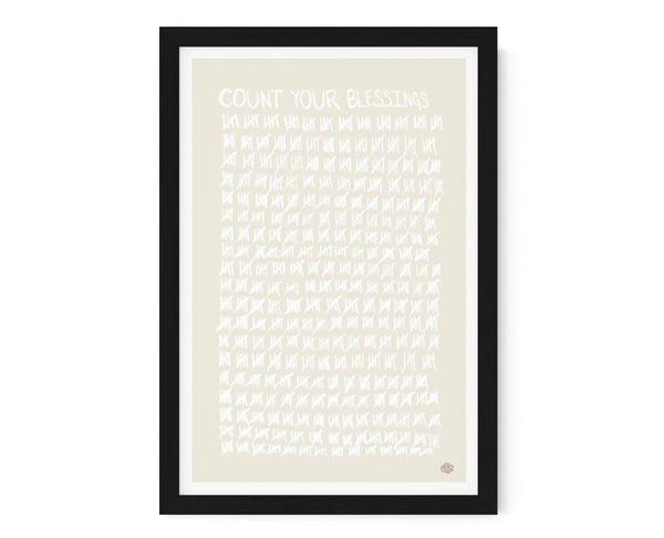 Count Your Blessings Art Print 