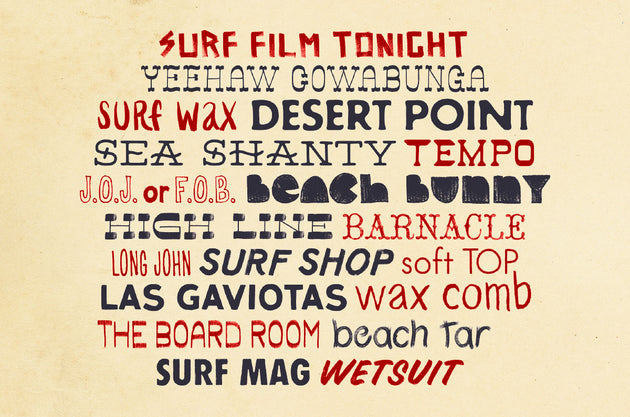Hand Drawn Font Collection