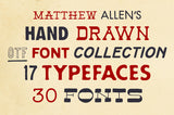 Hand Drawn OTF Font Collection