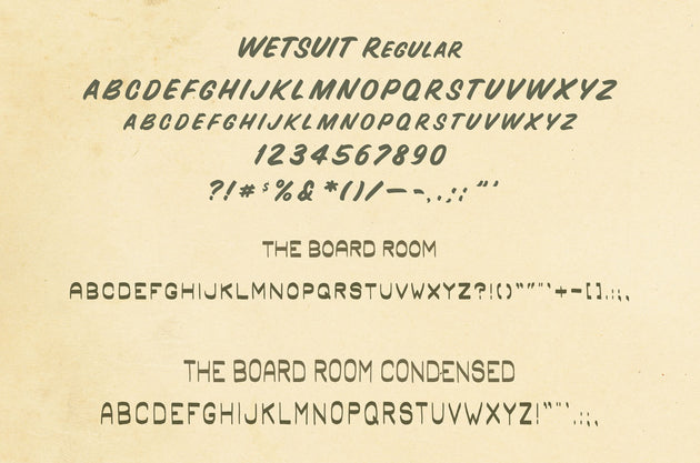 Hand Drawn OTF Font Collection