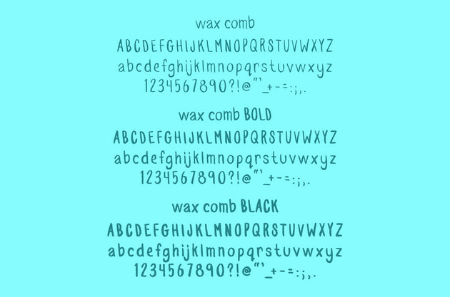 Hand Drawn OTF Font Collection