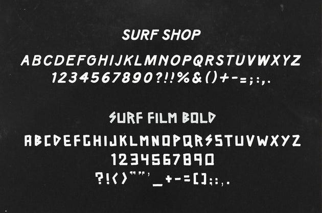 Hand Drawn OTF Font Collection
