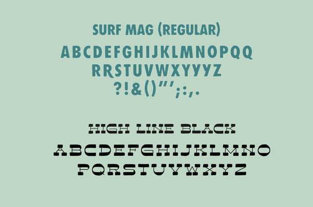 Hand Drawn OTF Font Collection