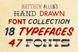Hand Drawn Font Collection