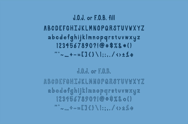 Hand Drawn OTF Font Collection