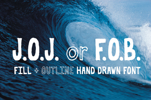 Hand Drawn OTF Font Collection