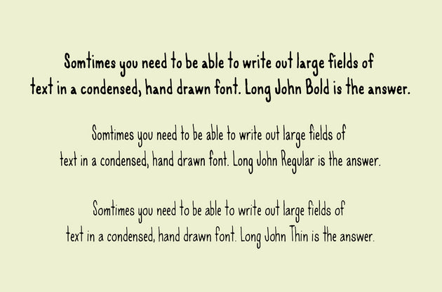 Long John Font