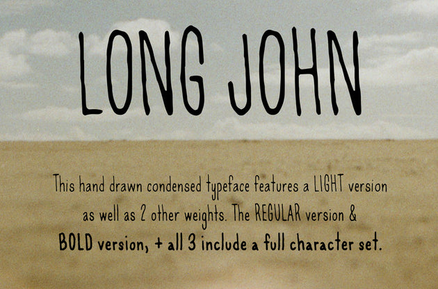 Hand Drawn OTF Font Collection