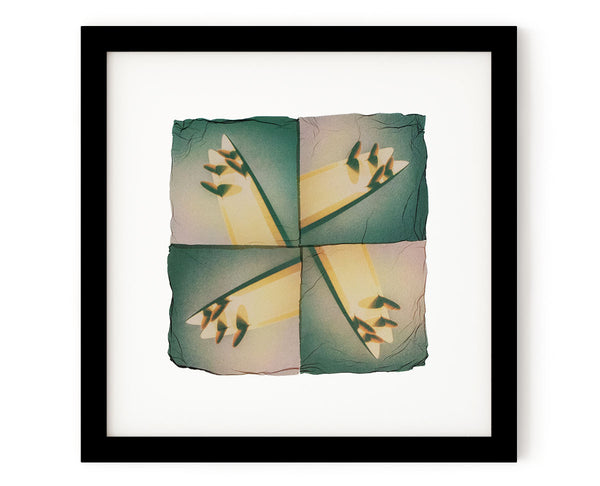 7 Sea Surge Surfing Art Print | Matthew Allen Art