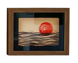 Original Sunset Seas Linocut