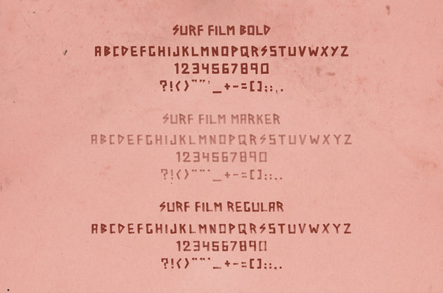 Hand Drawn Font Collection