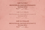 Hand Drawn Font Collection