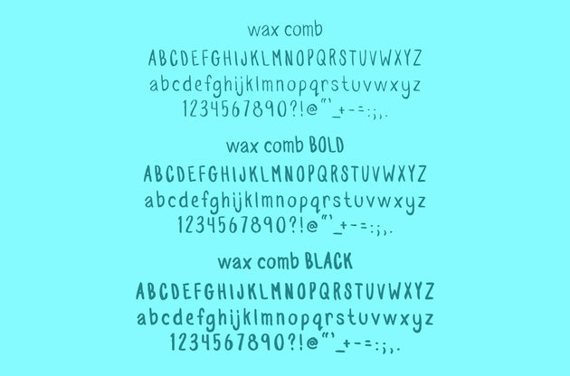 Hand Drawn OTF Font Collection
