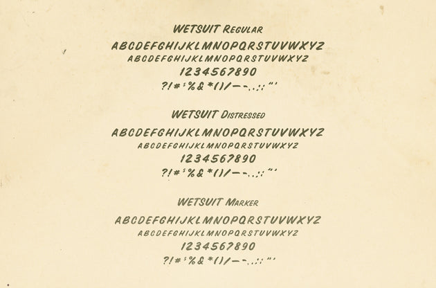 Hand Drawn Font Collection
