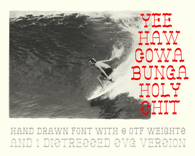 Hand Drawn OTF Font Collection