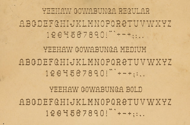 Hand Drawn Font Collection