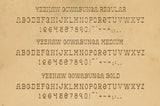 Hand Drawn Font Collection