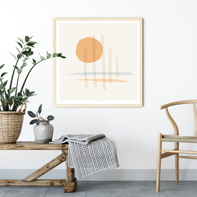 Beach Art Print "Sundown" Escapism Series
