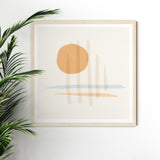 Beach Art Print "Sundown" Escapism Series