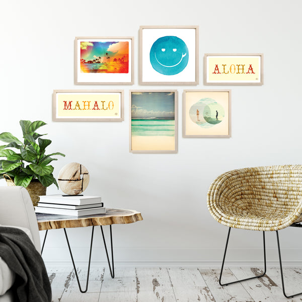 Aloha Beach Art Gallery Wall – Matthew Allen Art