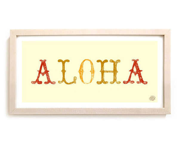 Aloha Surfing Art Print | Matthew Allen Art
