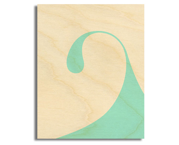 Surf Art Wood Print Limited Edition "Arco"
