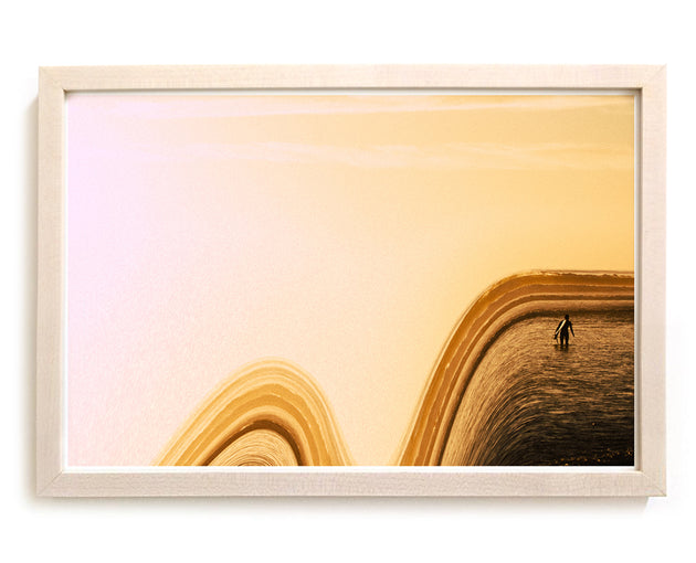 Limited Edition Beach Art Print "Coast(er)" Surreal Surf Series