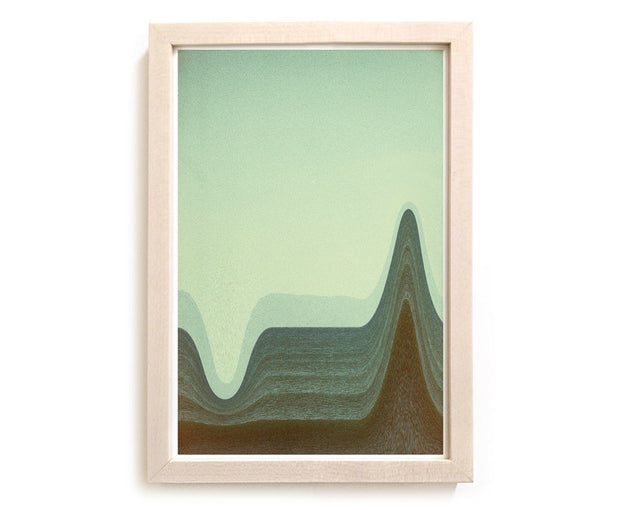 Limited Edition Beach Art Print "Depth Sounds" Surreal Surf Series