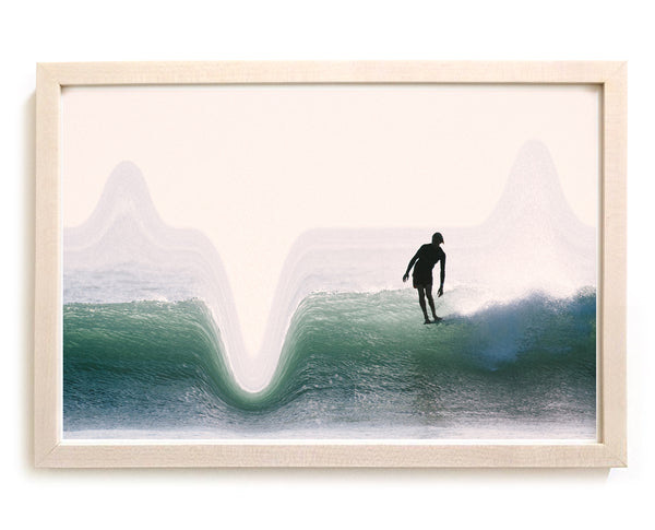 格安新品マシューアレン　Surfing Art Print Geo Fin サーフィン・ボディボード
