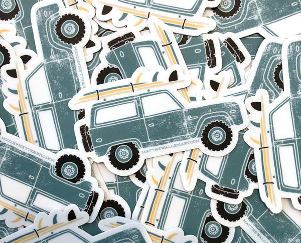Jeep Stickers (5 Pack) – Matthew Allen Art