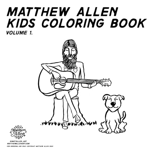 Matthew Allen Kids Coloring Book Vol. 1