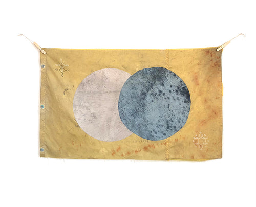 Original 22"x33" "Only Light" Vintage Marine Salvage Linocut Print