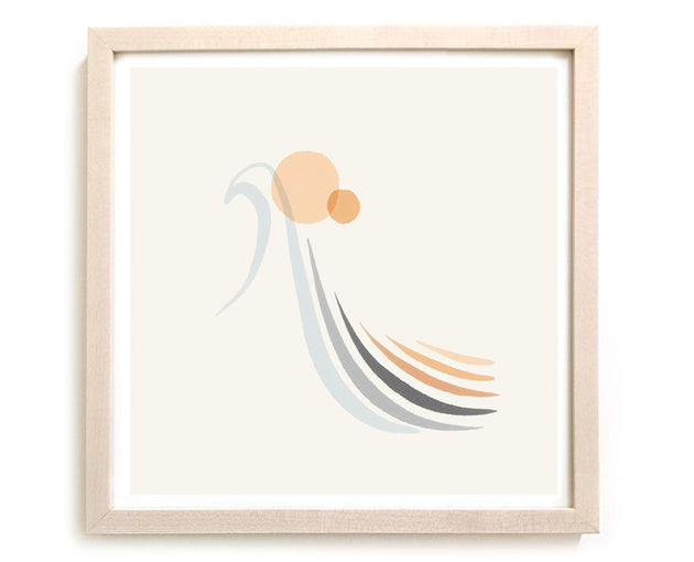 Surfing Art Print "Plume" Escapism Series