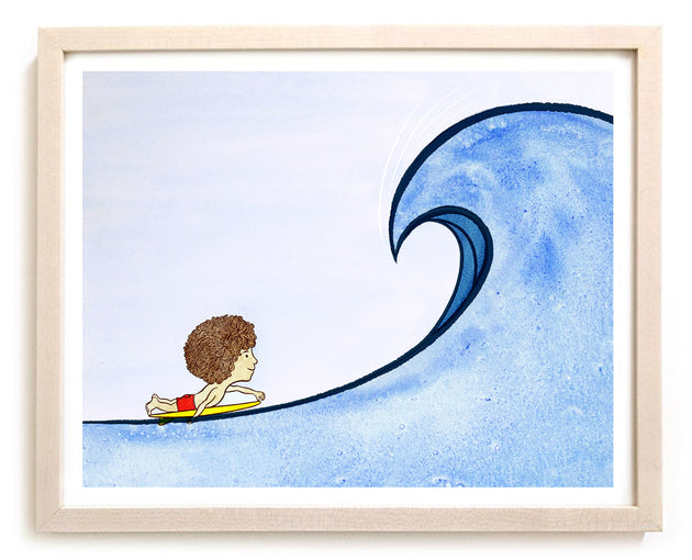 Mop Rides Art Print "Set Wave"