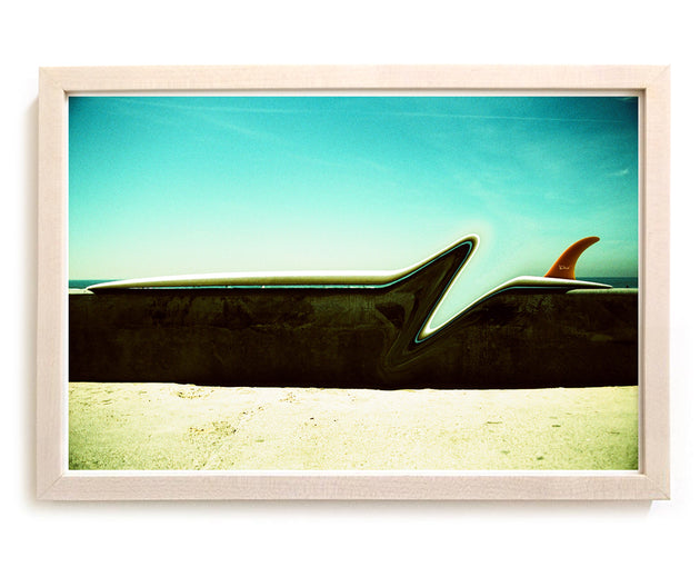 Limited Edition Beach Art Print "Zag" Surreal Surf Series