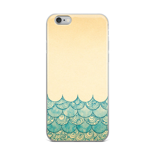 Sedate Sea Surf iPhone Case