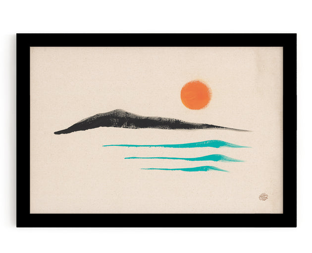 Baja Del Sol Surf Art Print