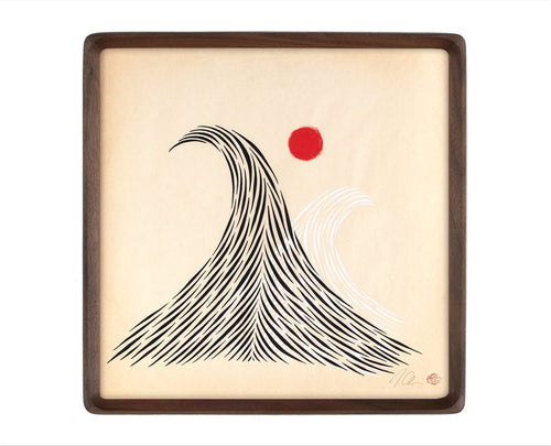 Beach Art Print "Brother Waves"