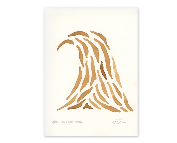 Severe Seas Vintage Sail Linocut Print | Matthew Allen Art