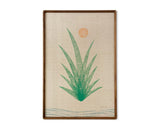Original "Flora" Linocut Print on Linen