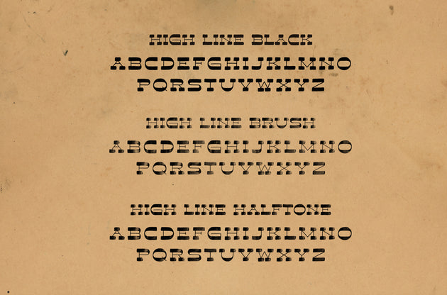 High Line Font