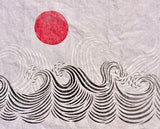 Original Block Print Art "High Seas"