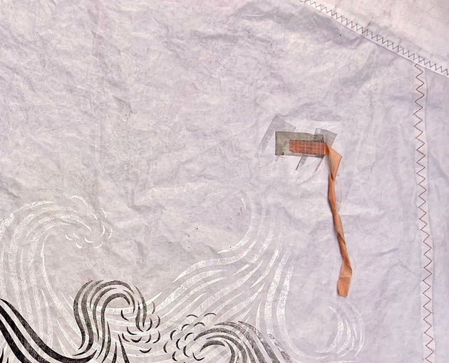 Original Block Print Art "High Seas"