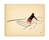 Surf Art Print "Mellow"