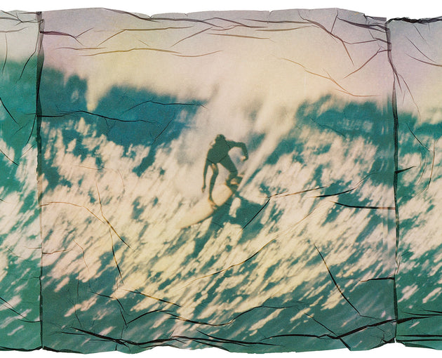 Original Emulsion Lift Art "North Shore"