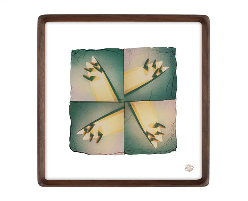Emulsion Lift Photo Print "Quartet"
