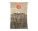 Original "Sangre De Cristo" Linocut Print on Linen